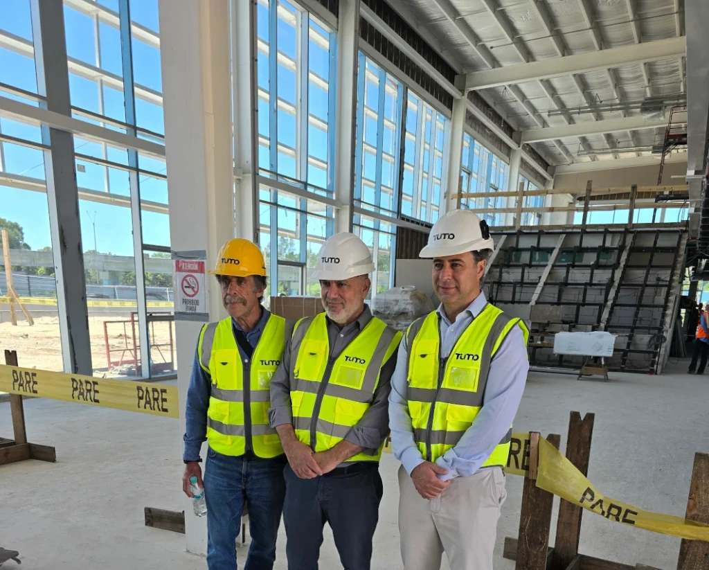 Avanza la construcción del Centro TUMO en el Aeropuerto de Carrasco Avanza la construcción del Centro TUMO en el Aeropuerto de Carrasco